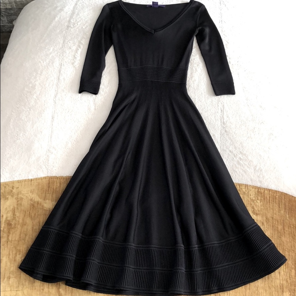Ralph Lauren Purple label black cocktail dress
